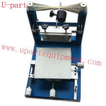 Máquina de impressão de tela de seda de mão de precisão para uma superfície plana